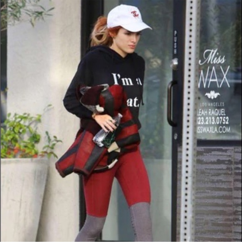 🐈⬛WILDFOX RARE “I’m A Cat” 3D Ears Hoodie Charcoal Gray Black ASO Paris Hilton - Picture 4 of 13